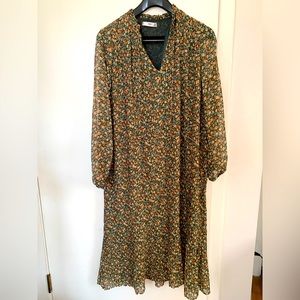 Mango Suit Plisse Dress